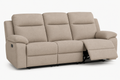 Luxe Living Premium 3 Seater Fabric Recliner Sofa – Beige